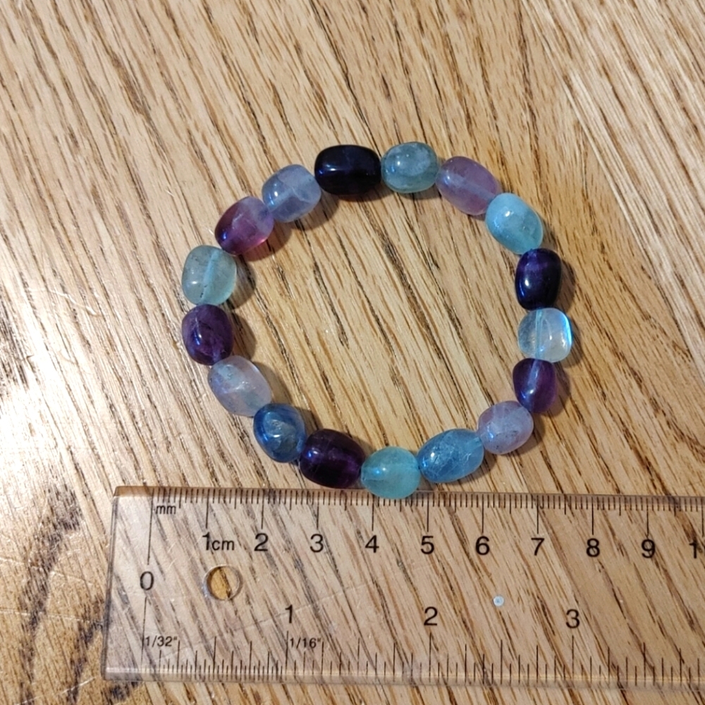 Amythest and aventurine bracelet